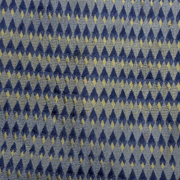 Kenneth Cole Reaction Silk Tie Geometric Blue Beige - Picture 3 of 6